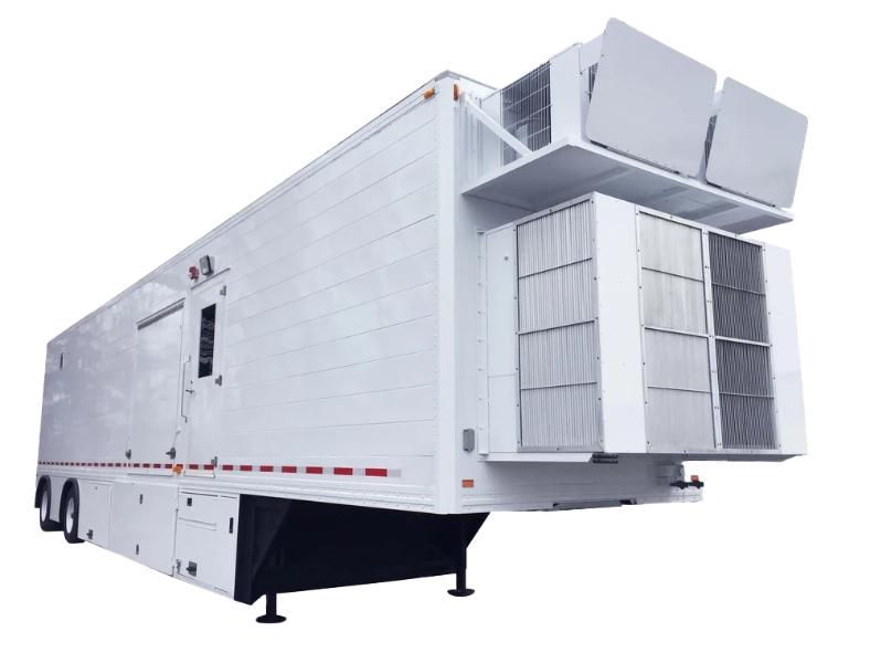 GE Mobile CT Trailer Rental & Service: Mobile imaging trailer exterior